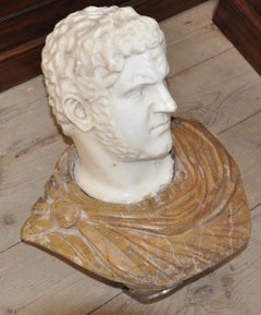 19th Century Marble Bust of the Emperor Caracalla