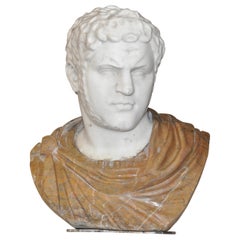 19th Century Marble Bust of the Emperor Caracalla