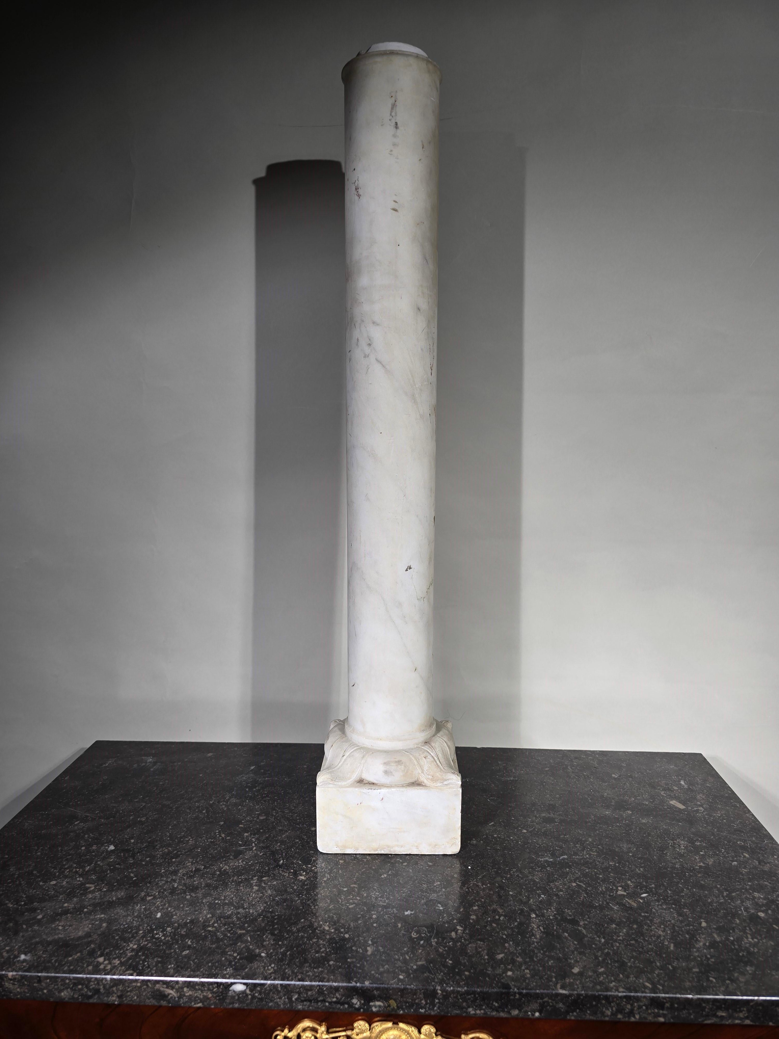 19th Century Marble Column In Good Condition For Sale In Madrid, ES