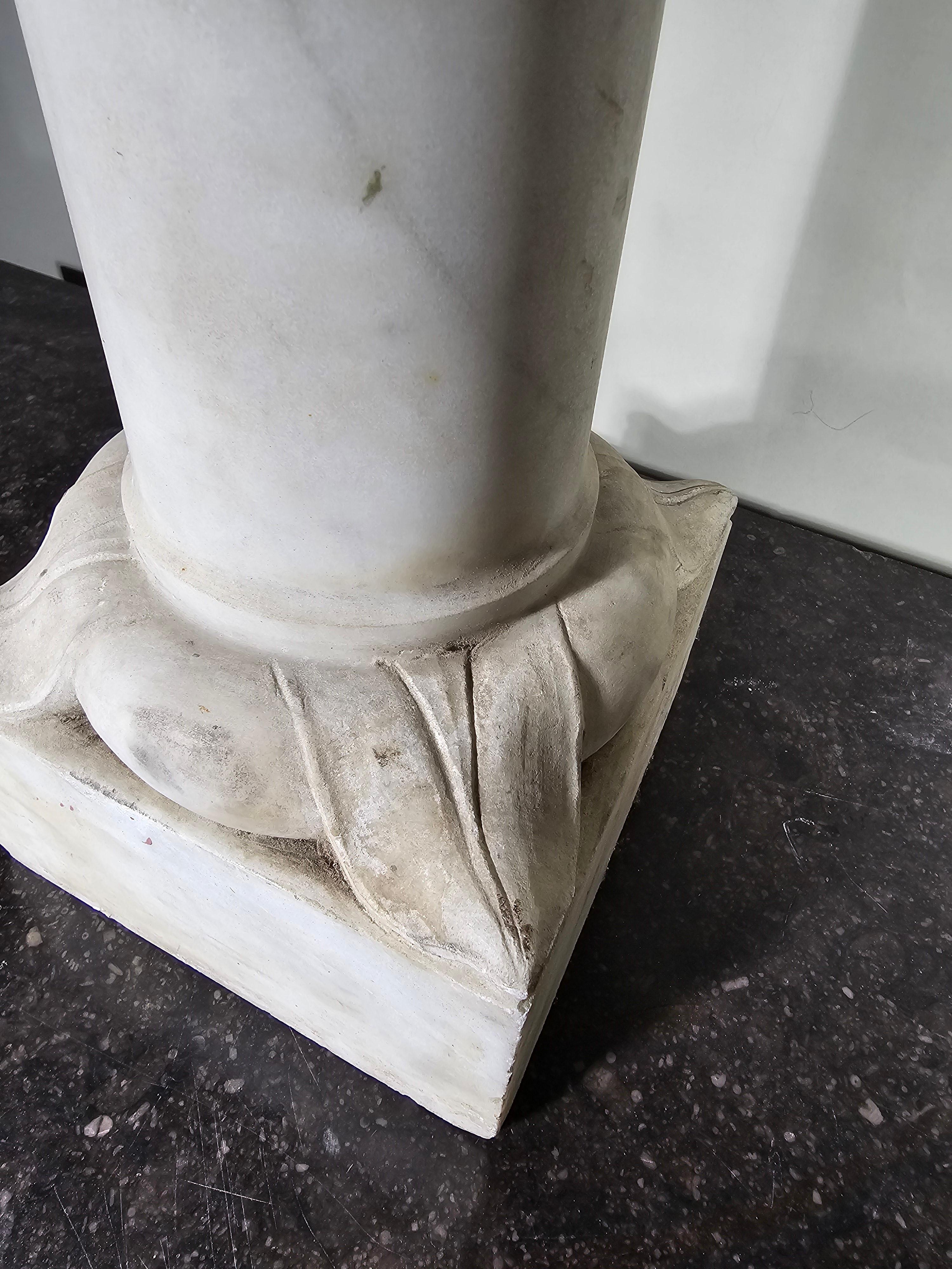Metà XIX secolo Colonna in marmo del XIX secolo in vendita