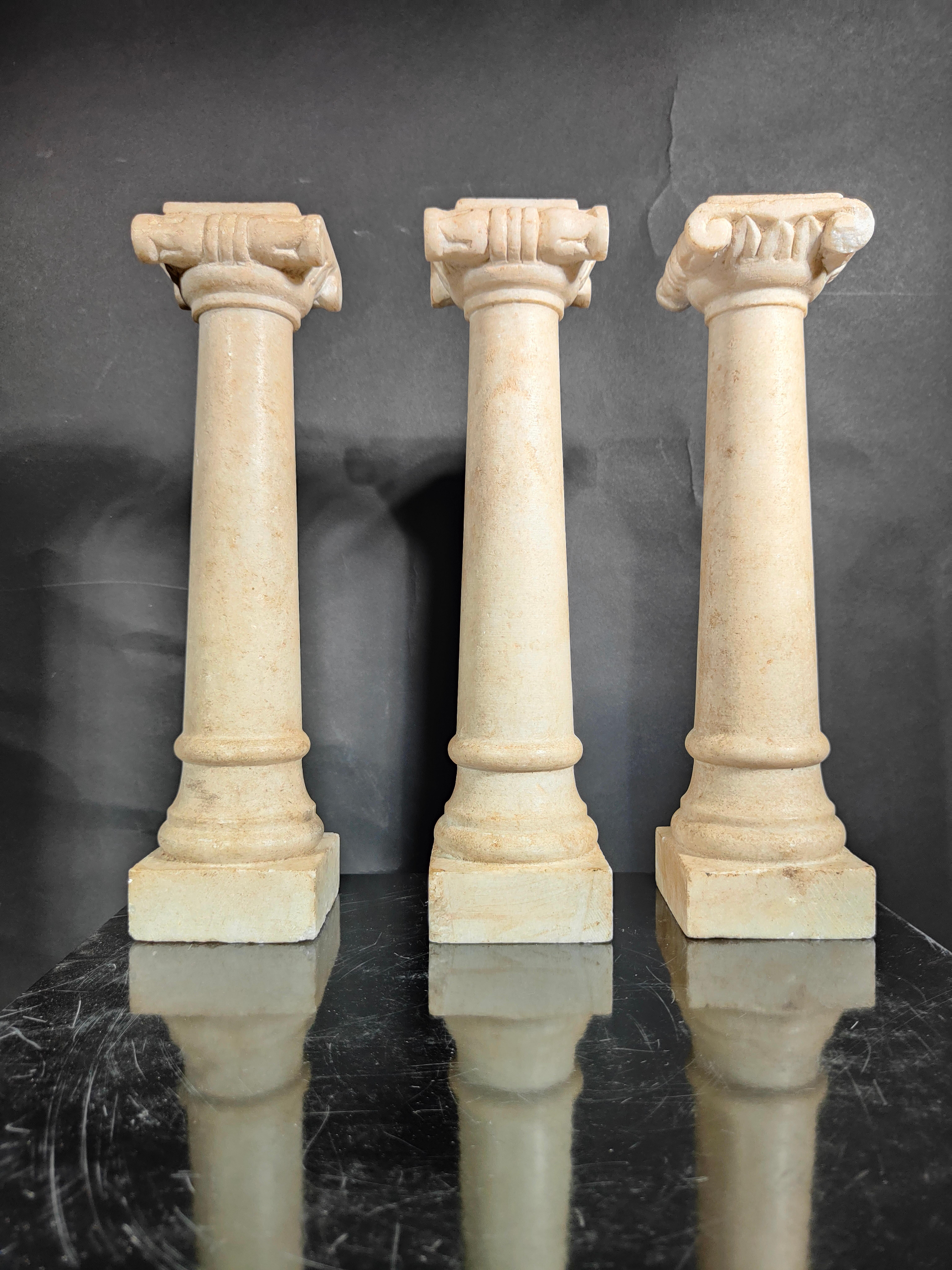 19th Century Marble Columns In Good Condition In Madrid, ES