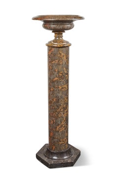 19th Century Marble Columns with Tazze