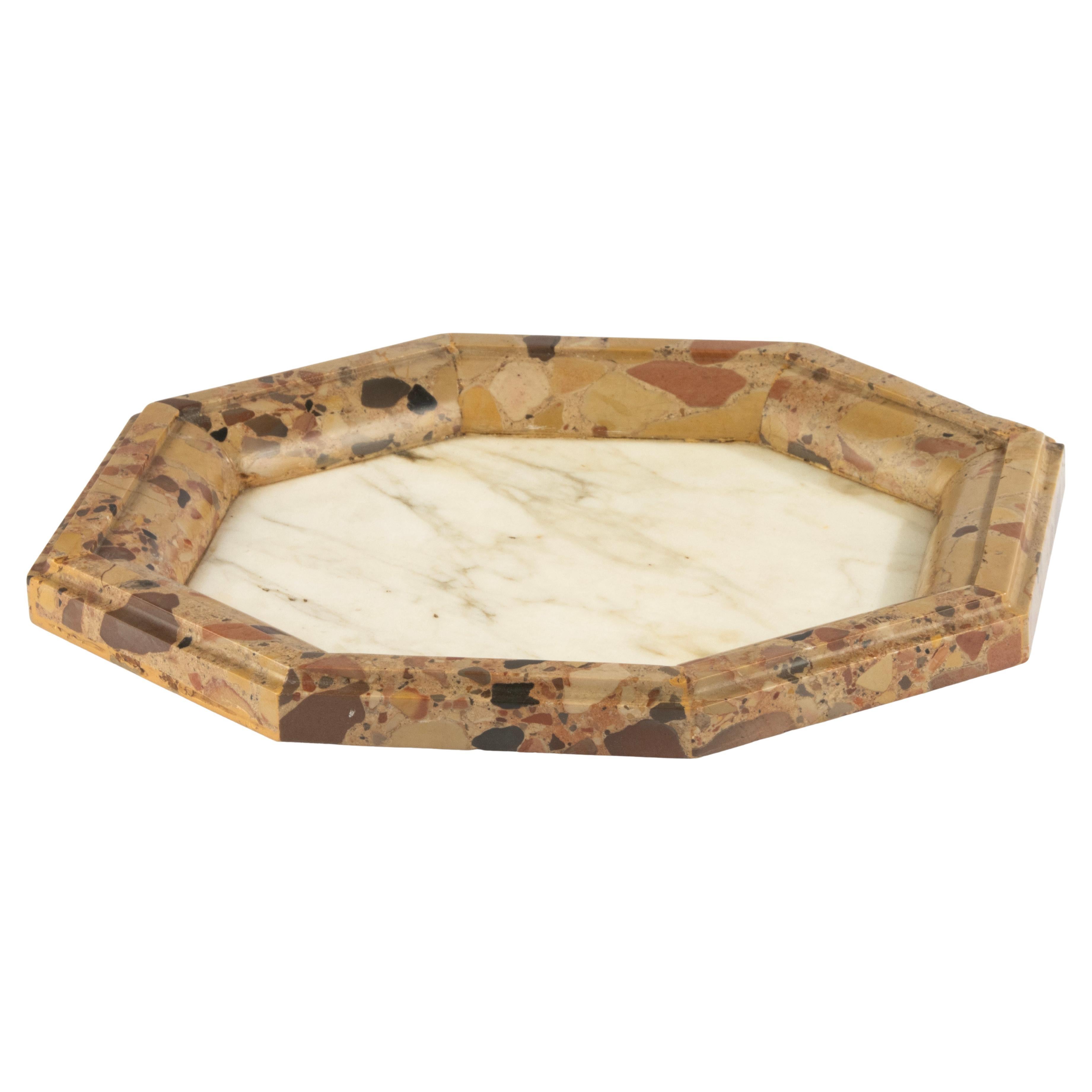 Breccia Marble Bowls and Baskets
