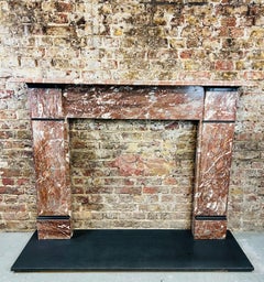 19th Century, Marble Fireplace Mantlepiece