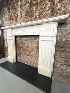 19th Century Marble Fireplace Mantlepiece