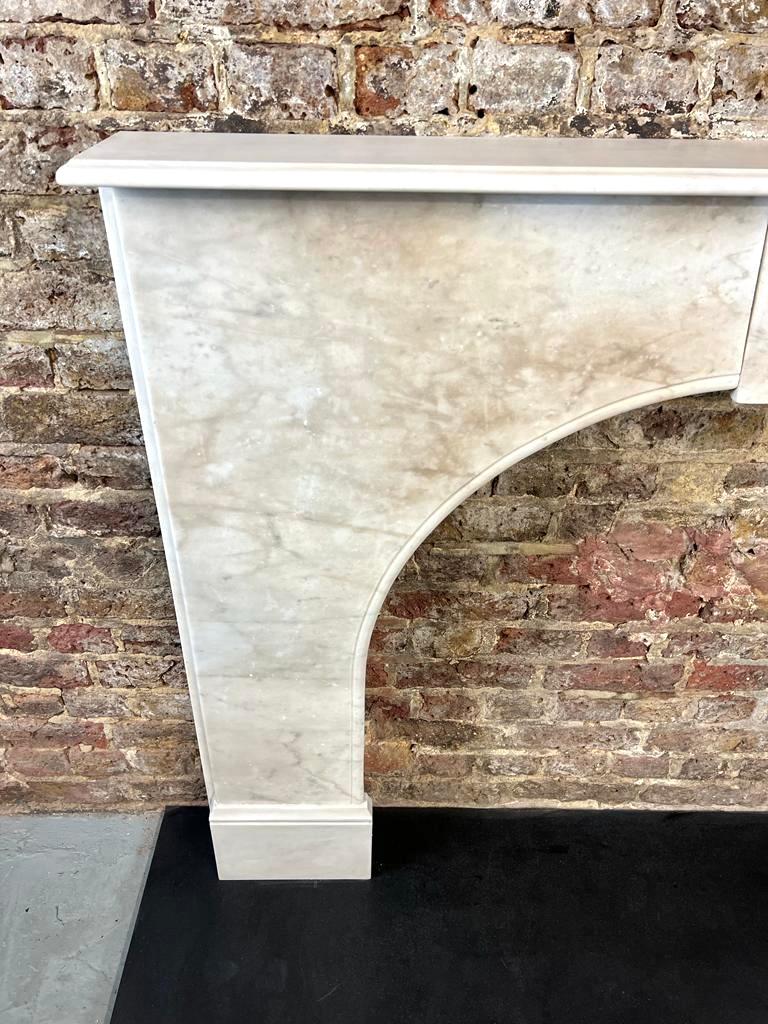 Victorian 19th Century Marble Fireplace Mantlepiece