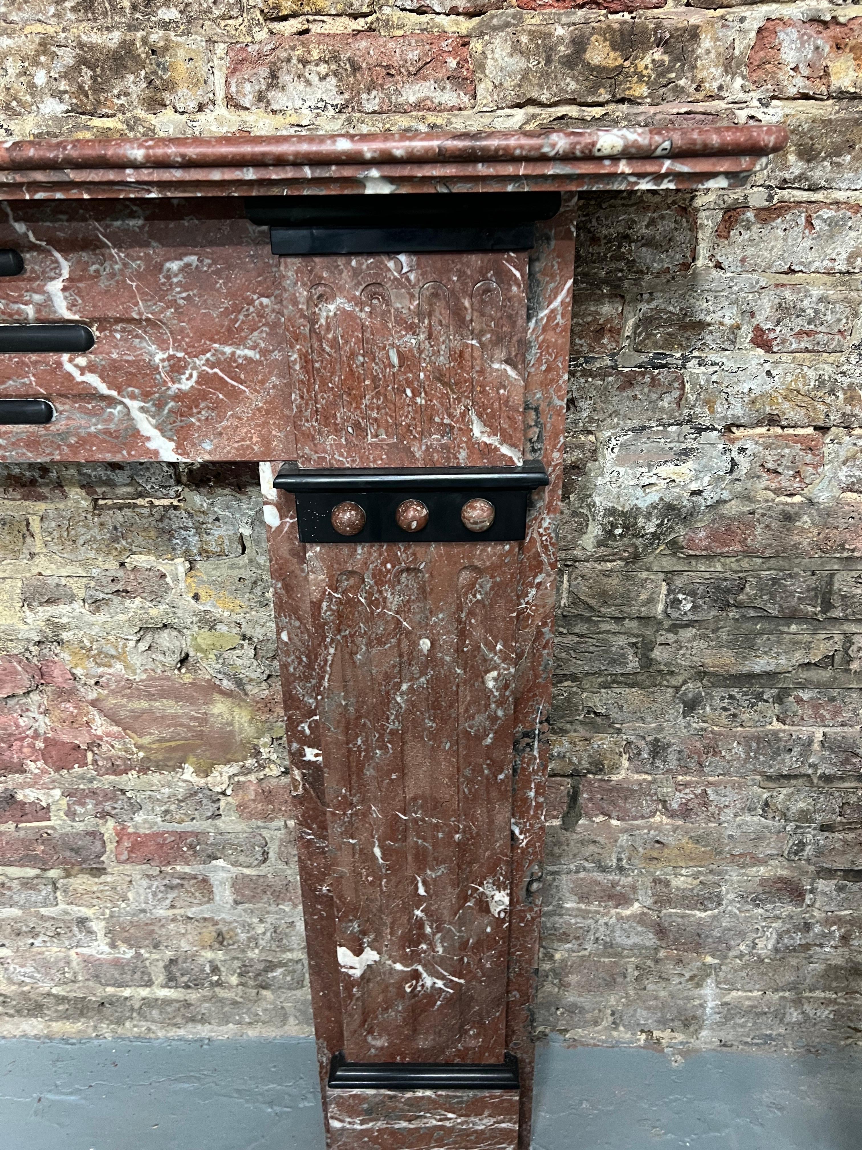 19th Century Marble Fireplace Mantlepiece For Sale 1