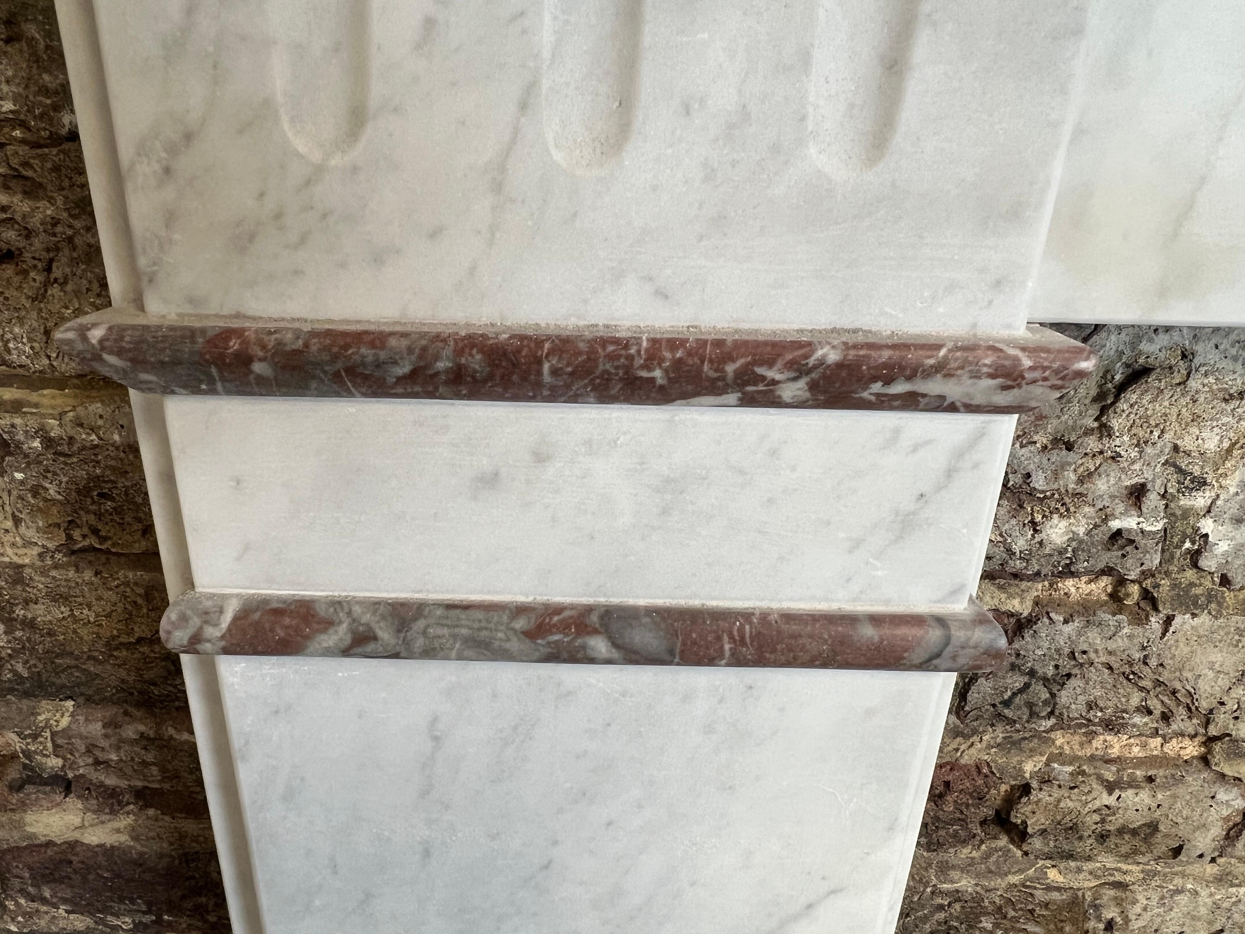 19th Century Marble Fireplace Surround Mantlepiece For Sale 3