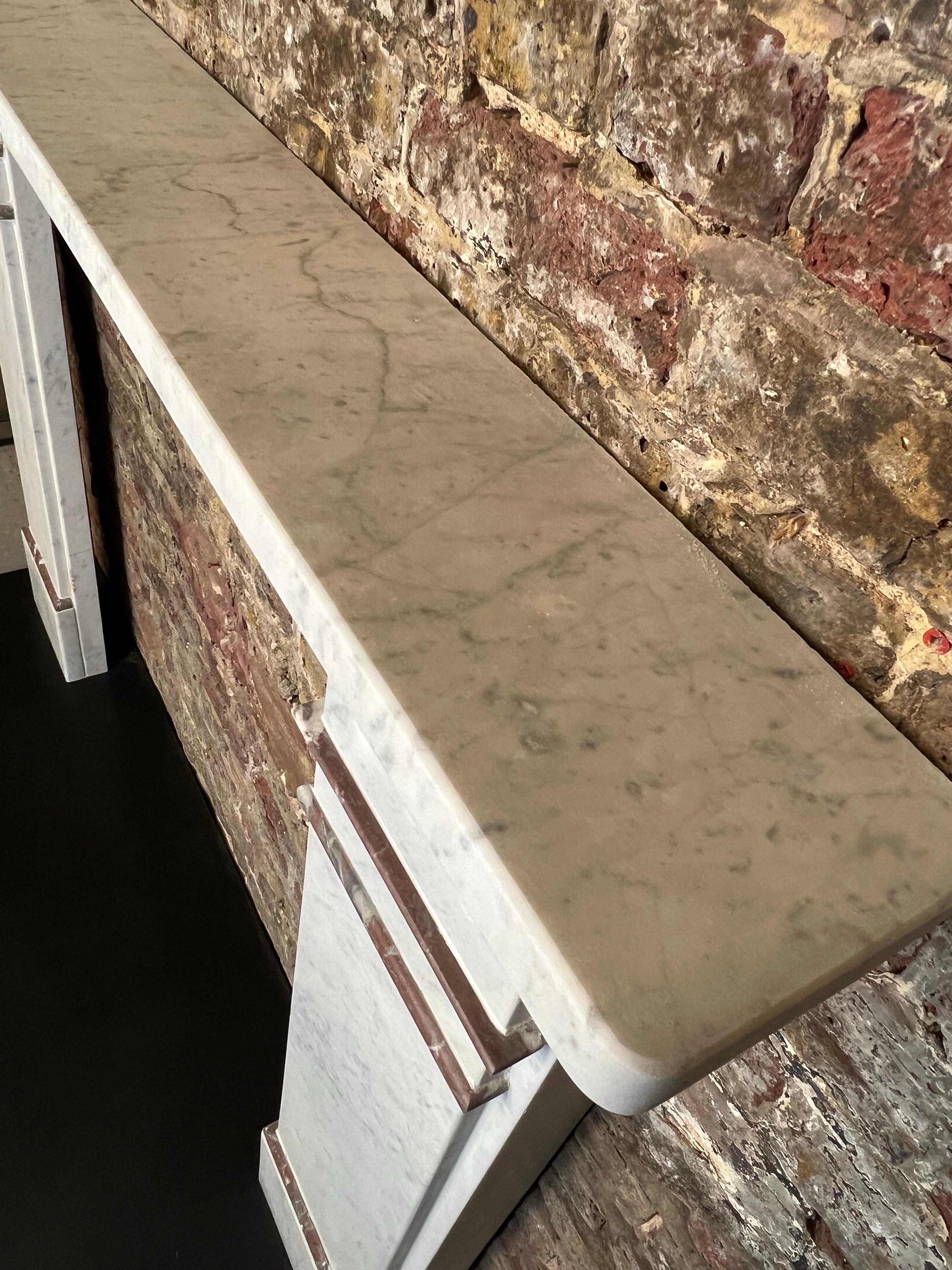 19th Century Marble Fireplace Surround Mantlepiece For Sale 5