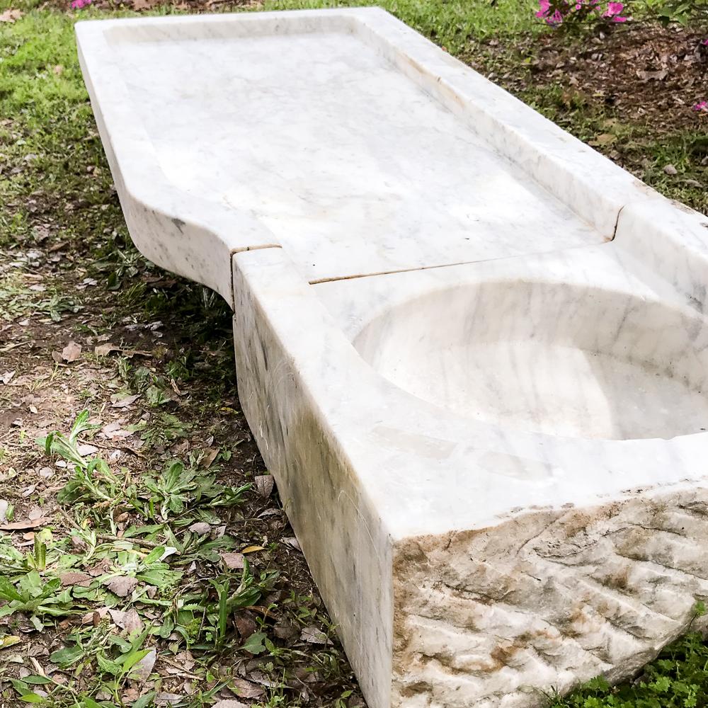 19th Century Marble Fountain Basin or Garden Sink 2