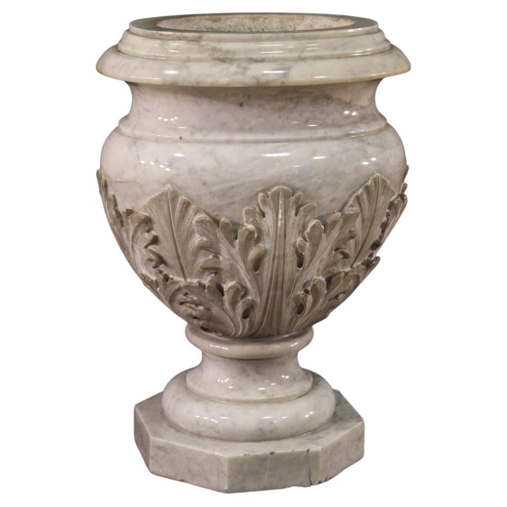 19th Century Marble Italian Antique Vase, 1860