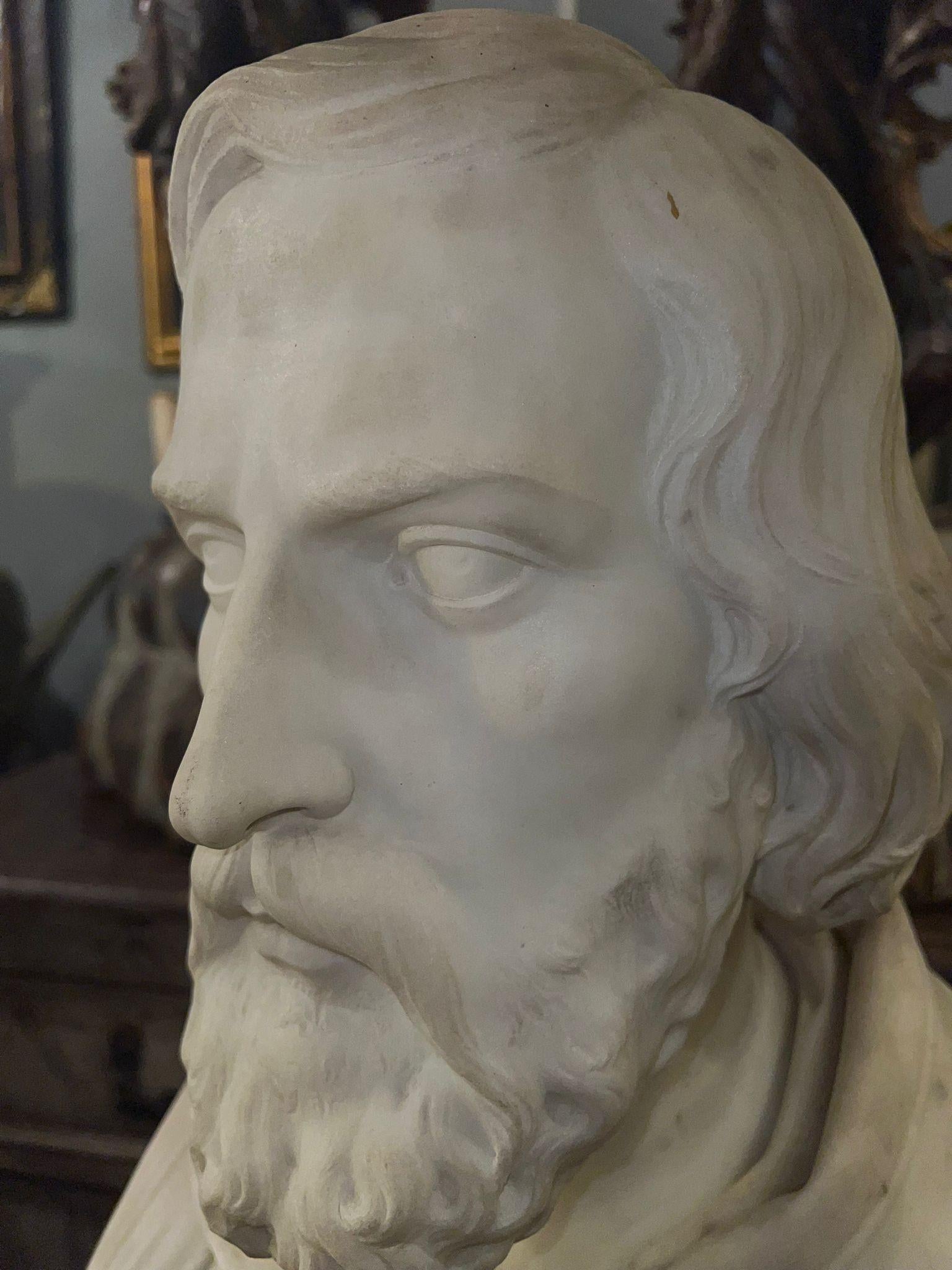 19th Century 19th century marble sculpture by Giovanni Seleroni For Sale