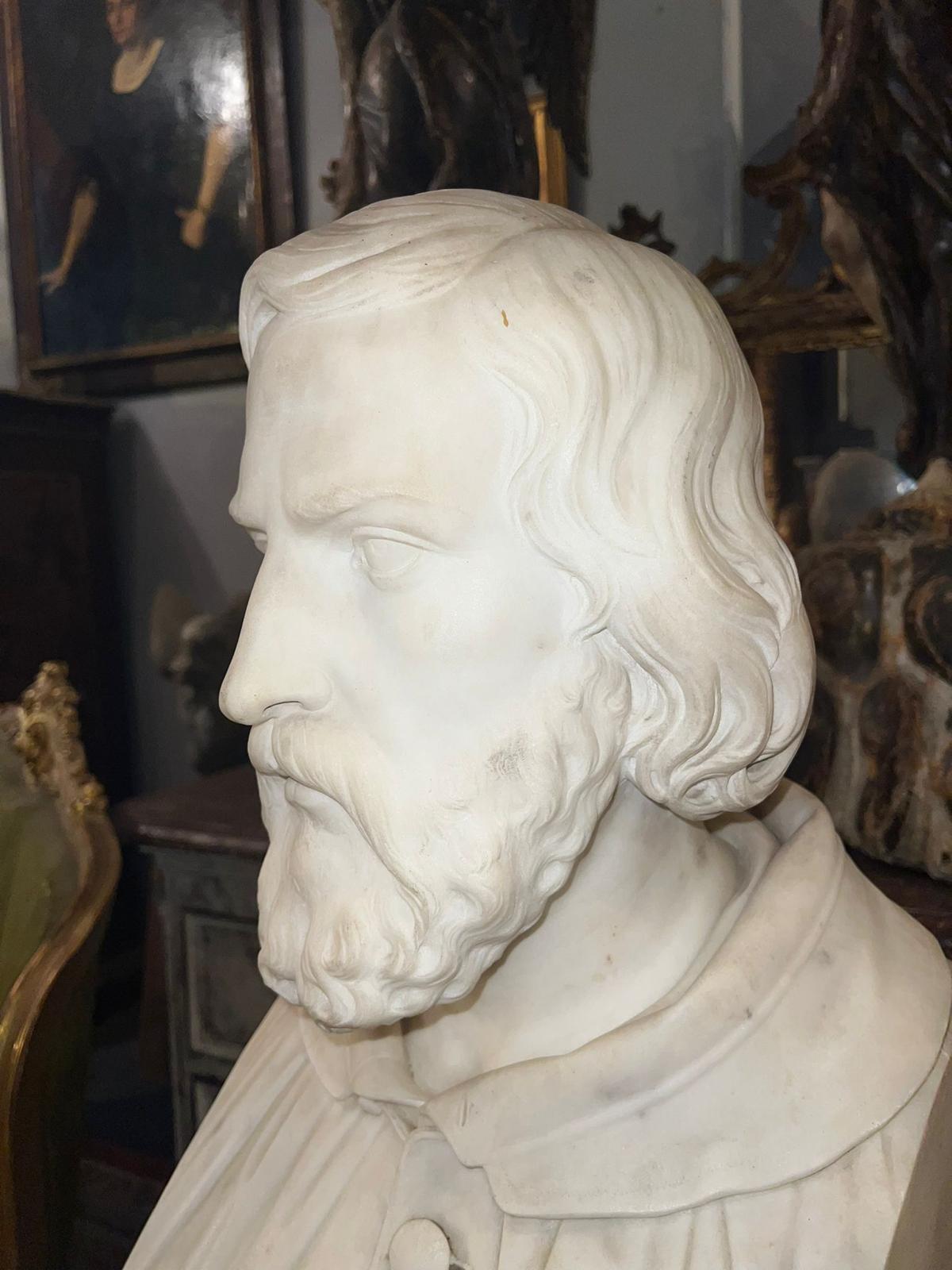 19th century marble sculpture by Giovanni Seleroni 1