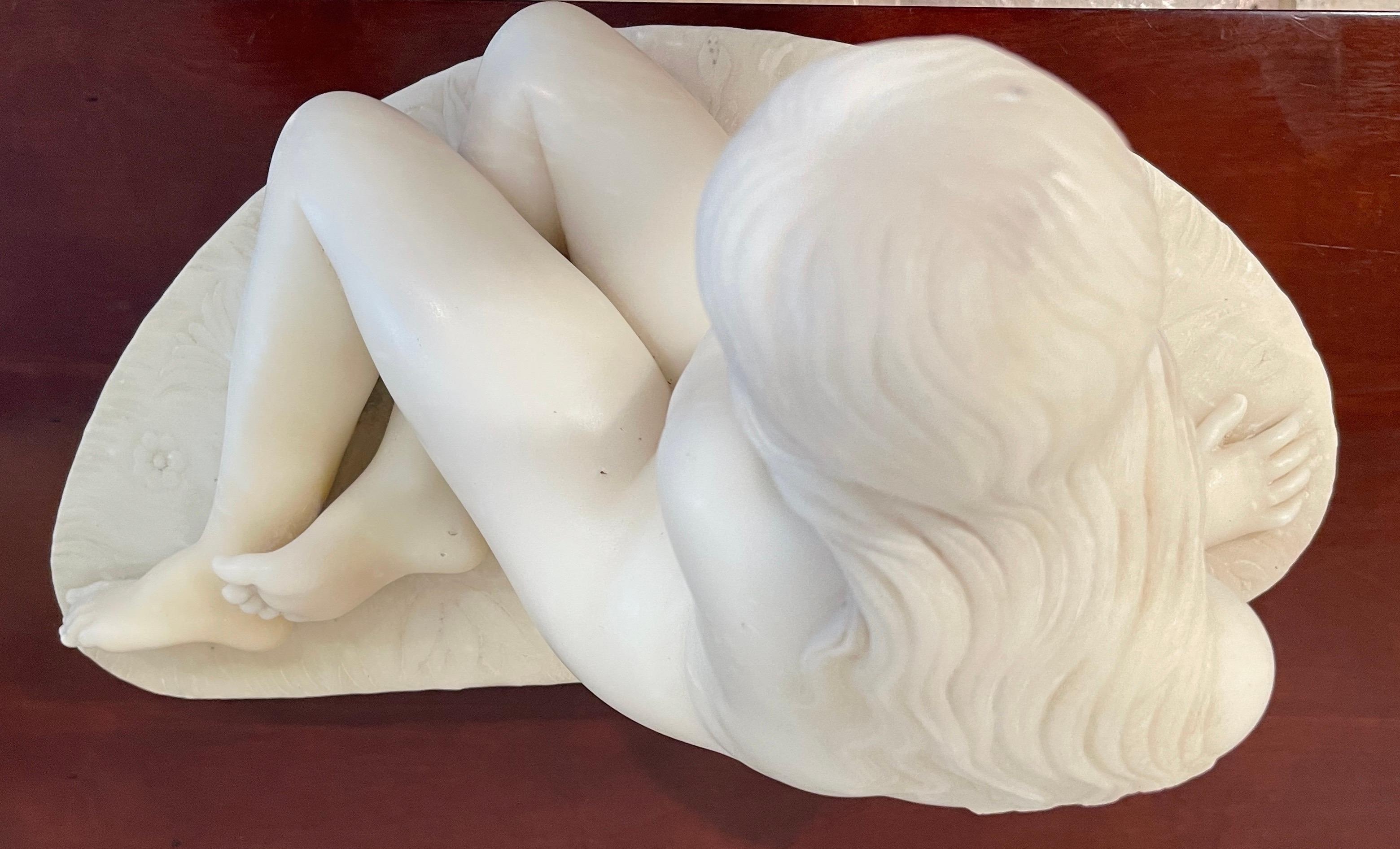 19th Century Marble Sculpture “Eve at the Fountain” After Edward Hodges Baily For Sale 3
