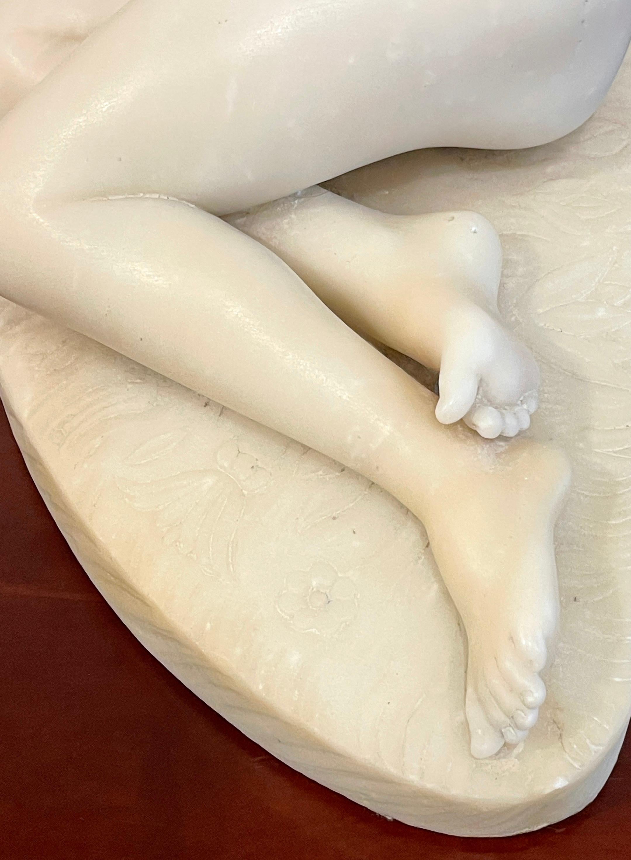19th Century Marble Sculpture “Eve at the Fountain” After Edward Hodges Baily For Sale 6