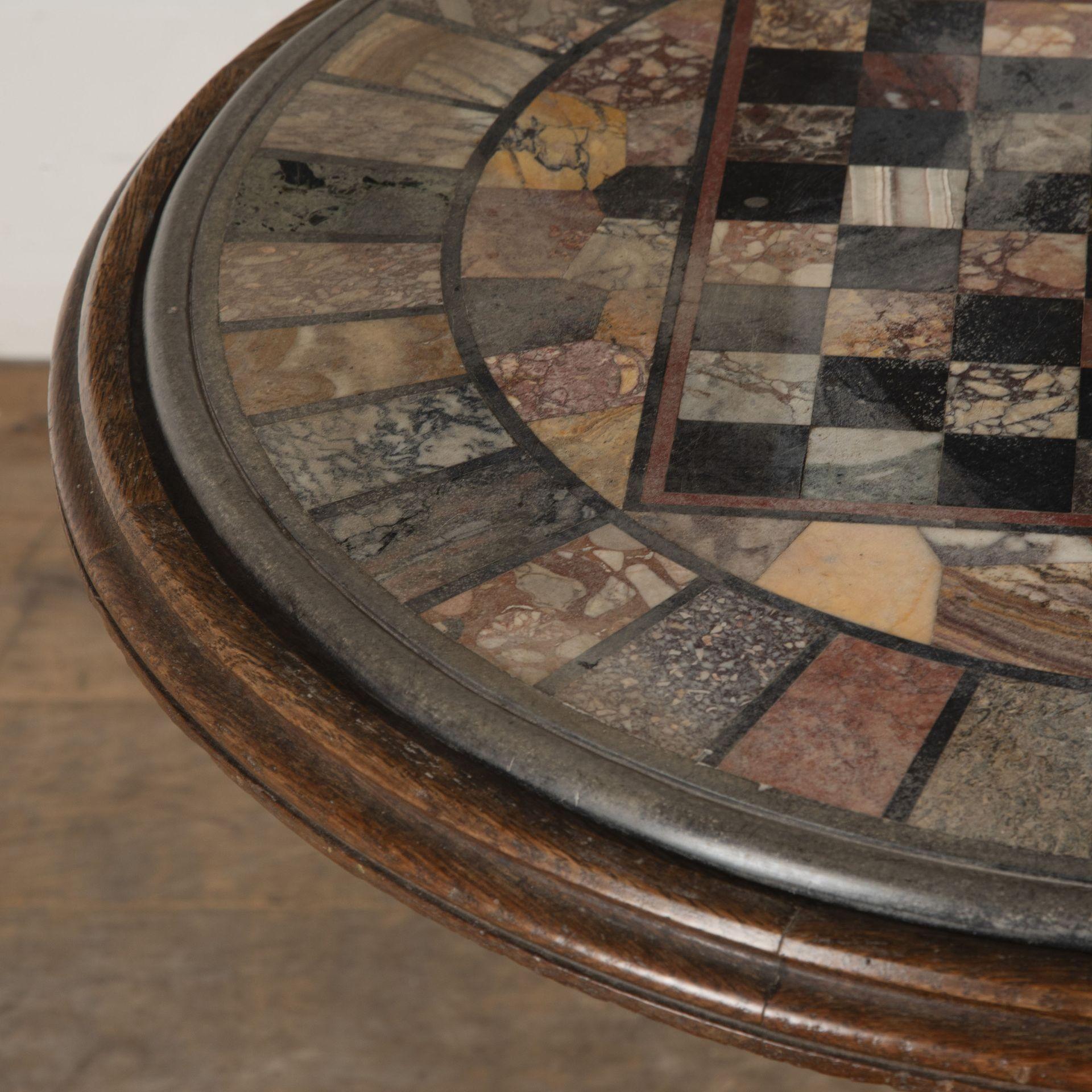Table centrale en marbre du 19ème siècle Bon état - En vente à Gloucestershire, GB