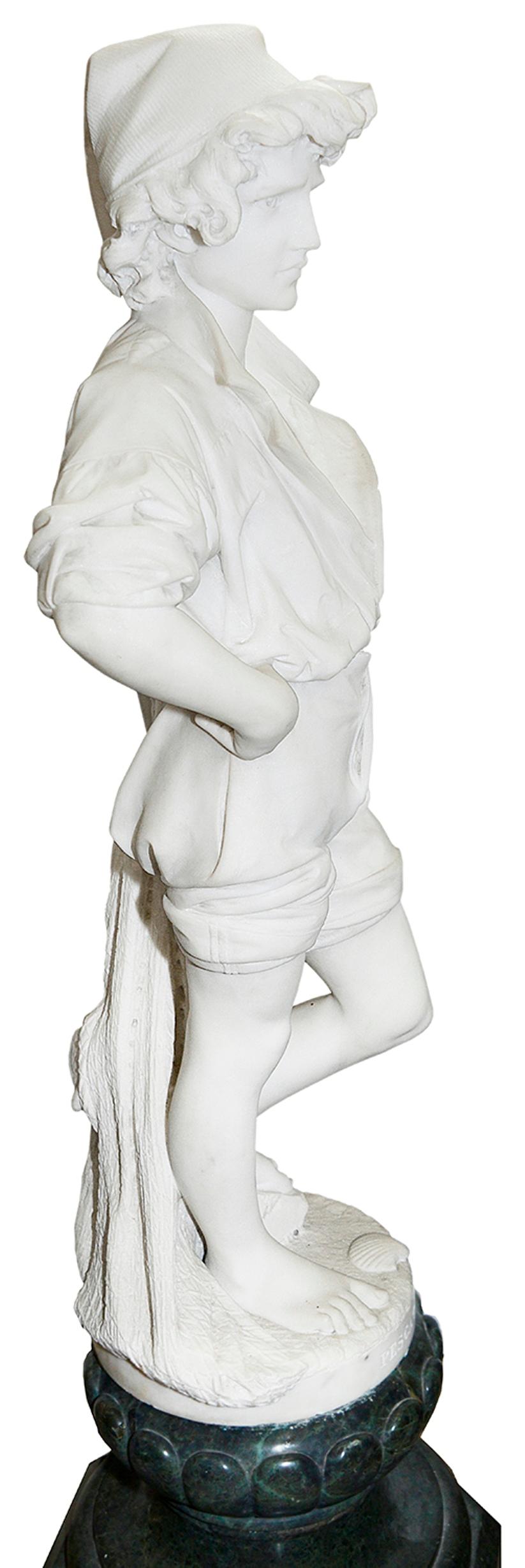 net marble statue