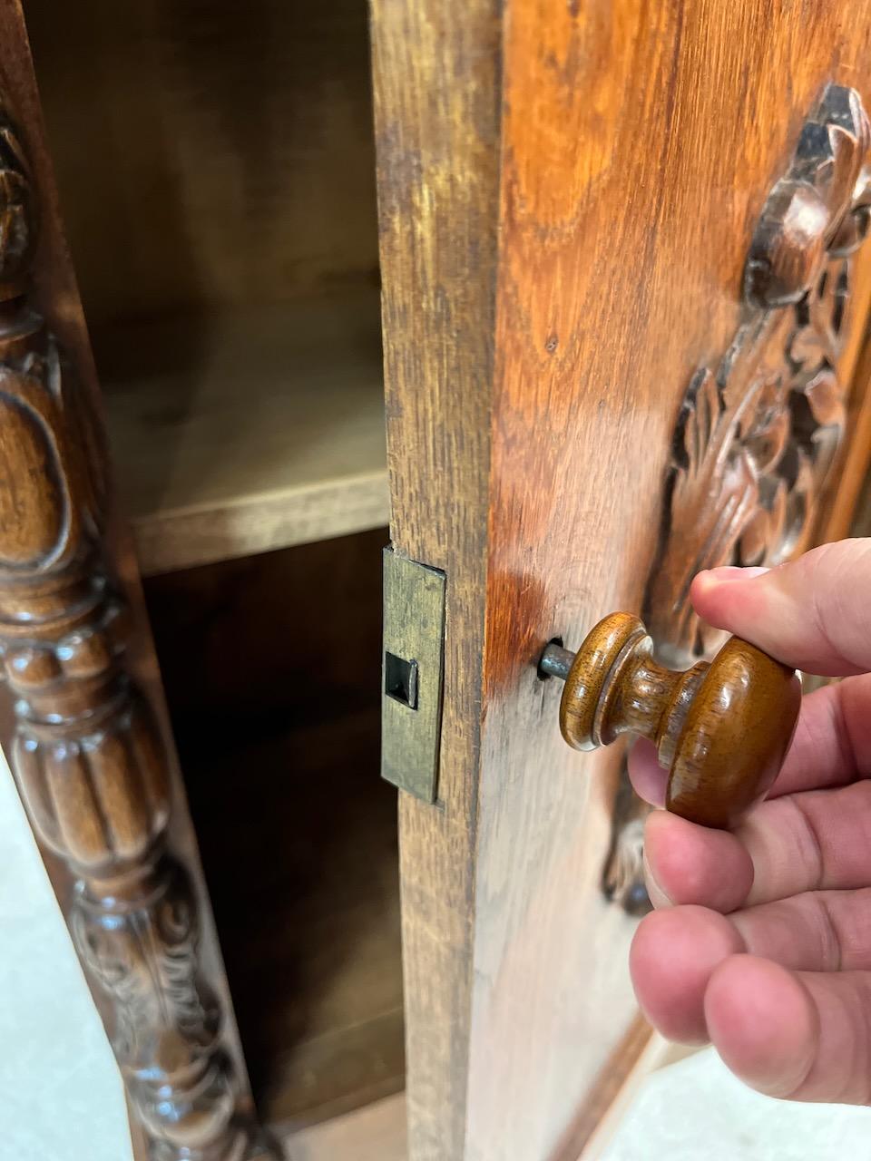 19th Century Marble Top Cabinet 5