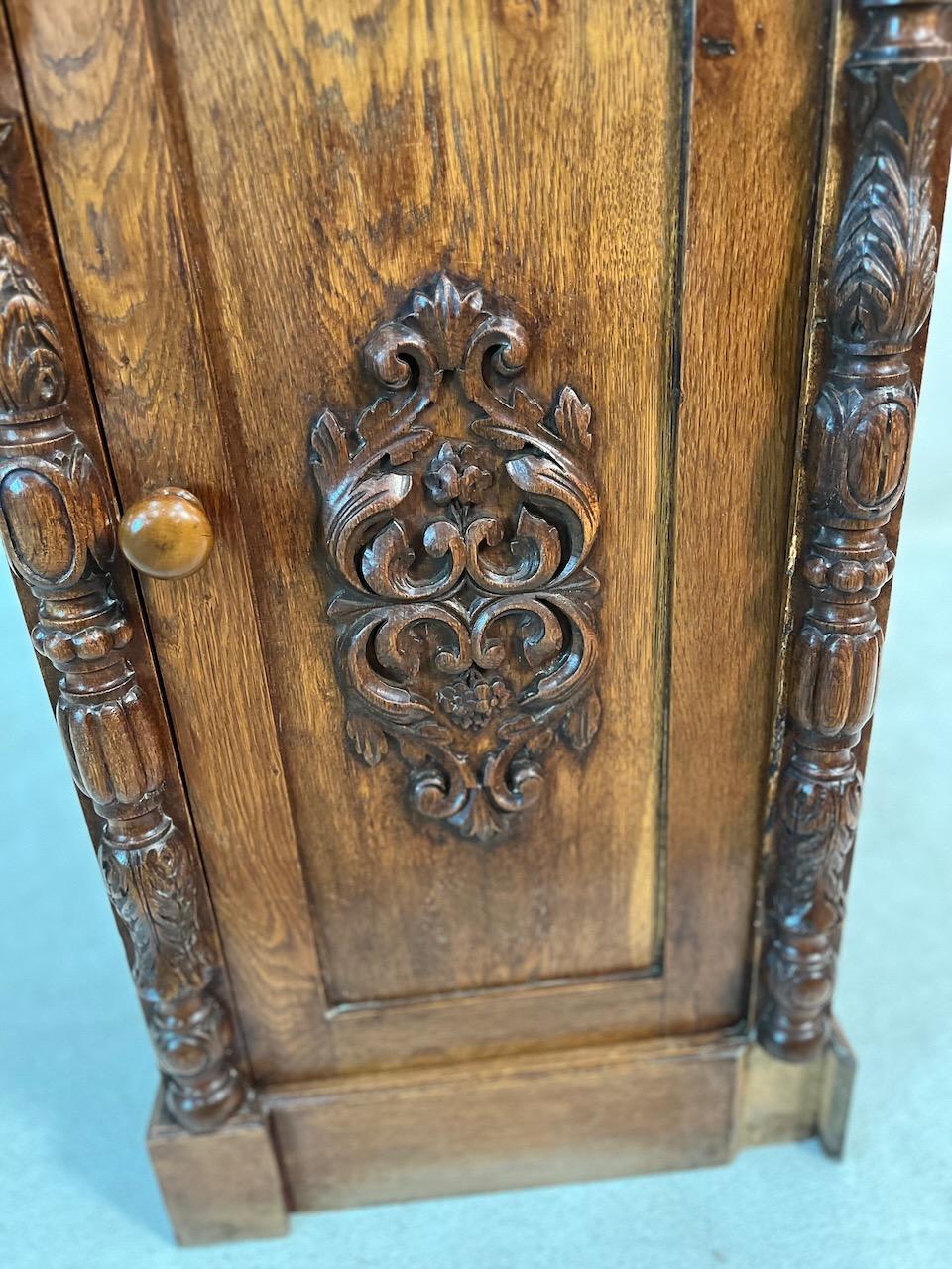 19th Century Marble Top Cabinet In Fair Condition In Wilson, NC