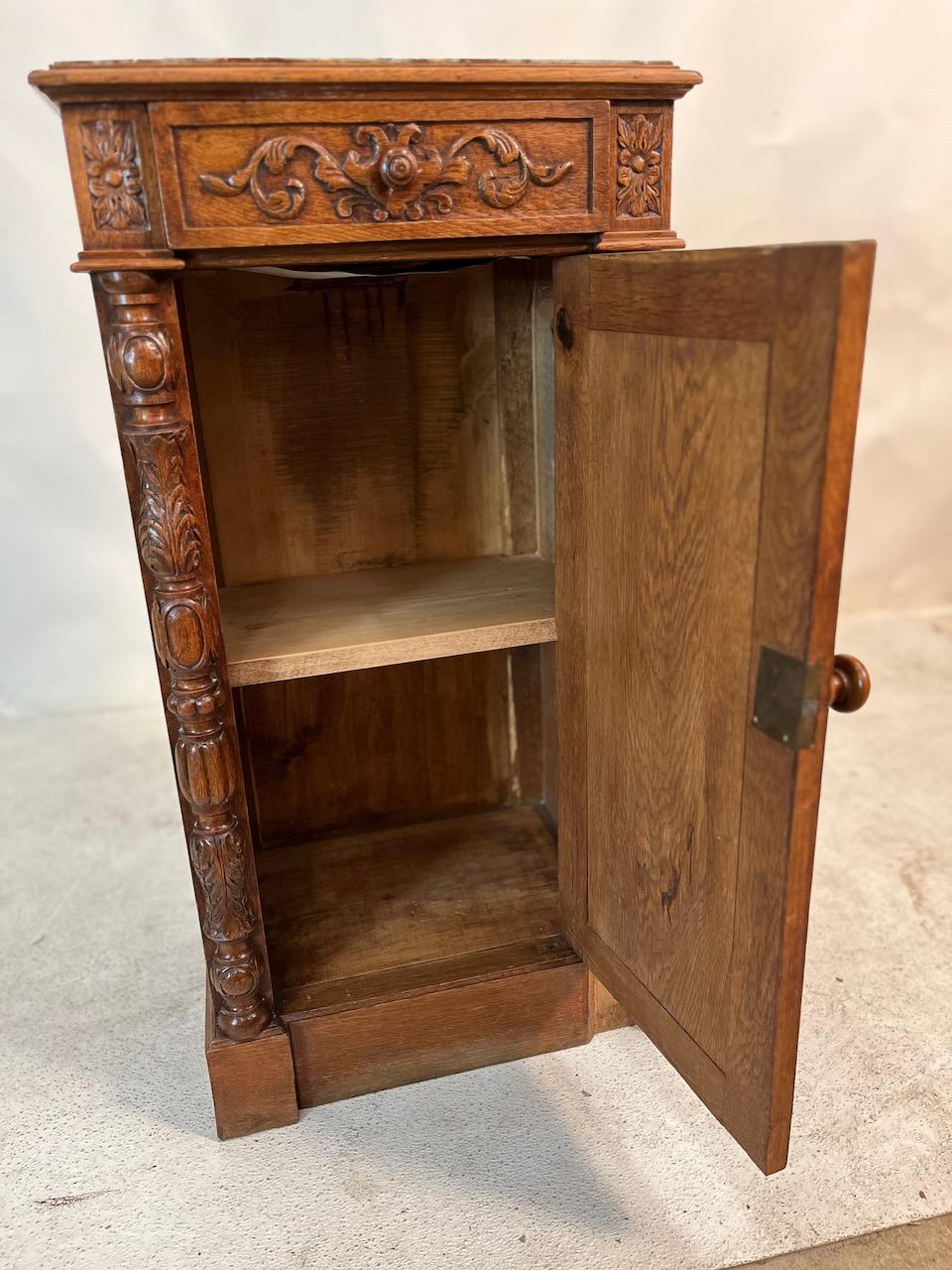 19th Century Marble Top Cabinet 3