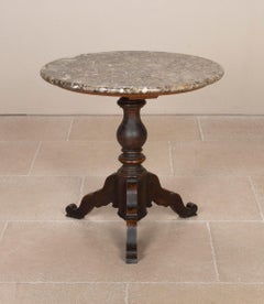 19th Century Marble Top Occasional Table