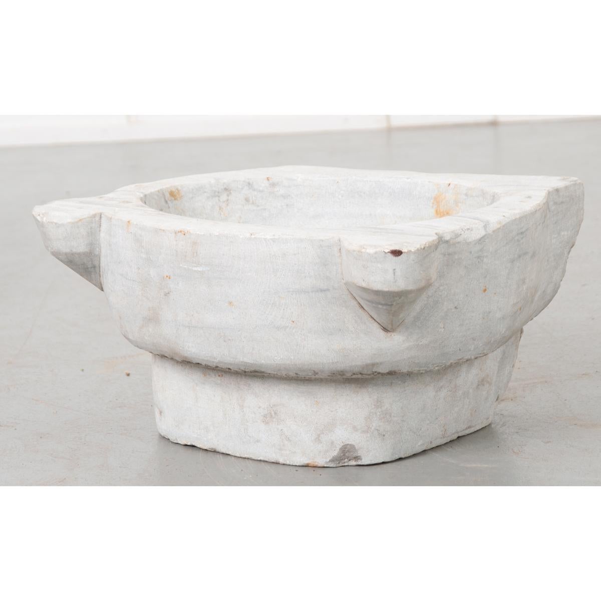 French 19th Century Marble Water Basin For Sale