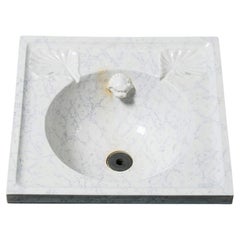 19th Century Marbleised Bathroom Bowl Sink