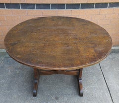 19th Century Marcel Gerard Tilt Top French Wine Tasting Table