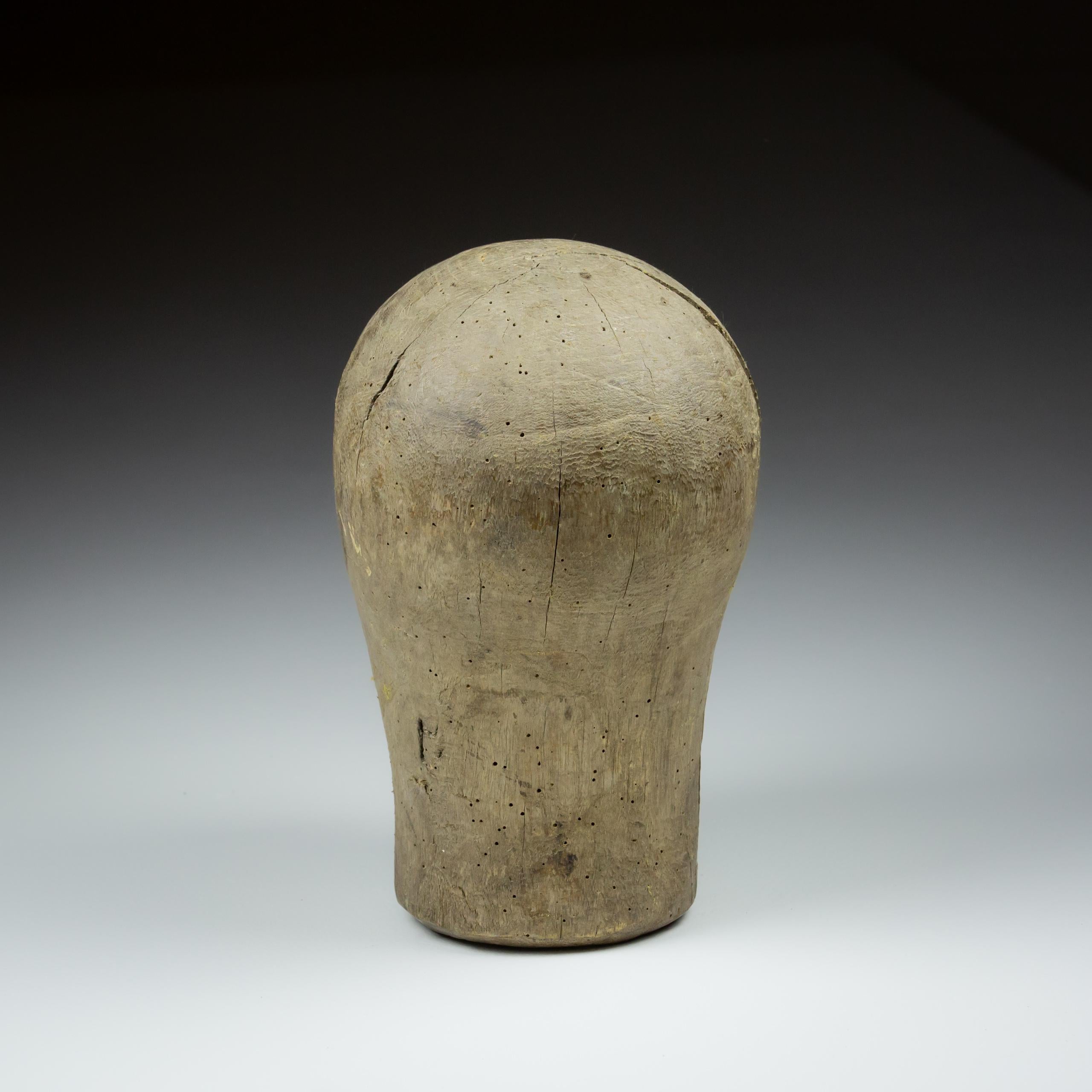19th Century Marotte or Miliners Head For Sale 2