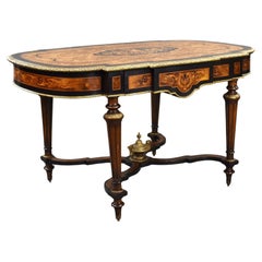19th Century Marquetry Centre Table