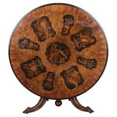 19th Century Marquetry Centre Table
