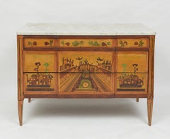 19th Century Marquetry Commode