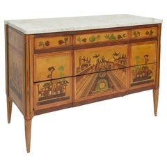 19th Century Marquetry Commode