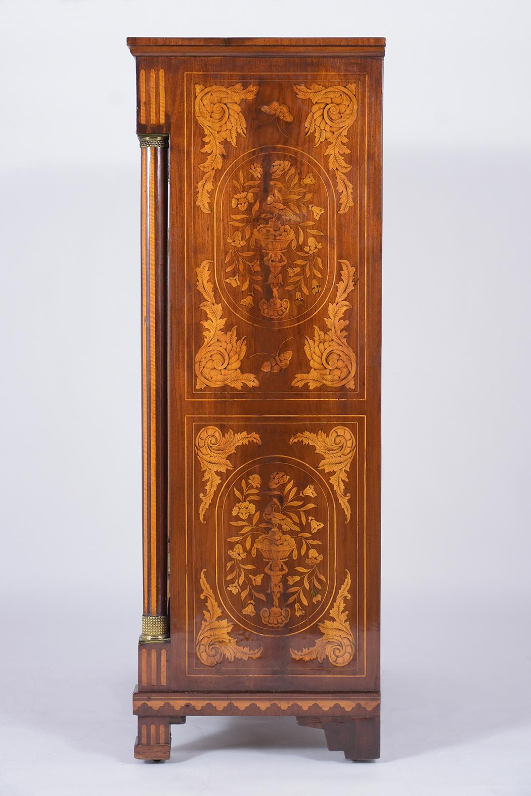 19th Century Marquetry Secretaire 8