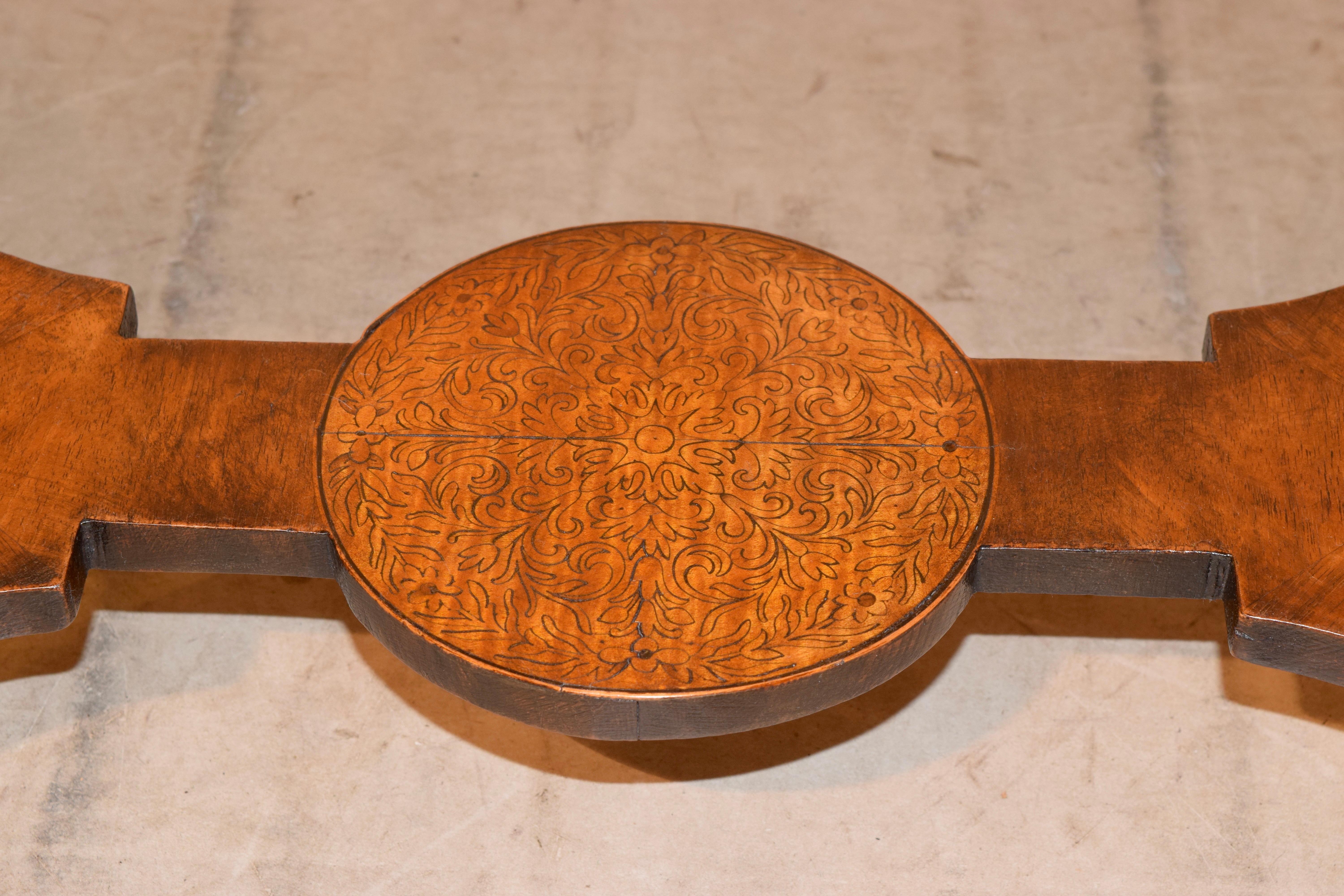 19th Century Marquetry Side Table 4