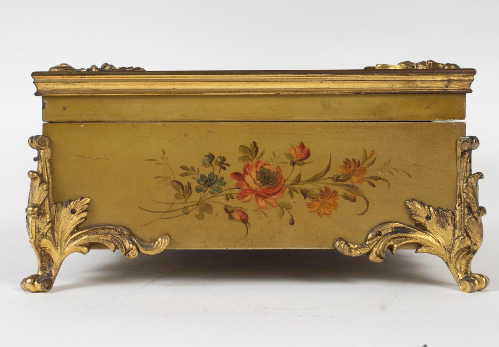 Scatola in bronzo dorato e vernice Martin del XIX secolo, periodo Napoleone III. in vendita 5