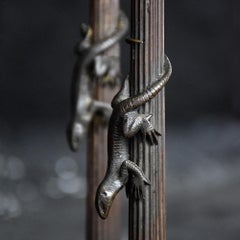 19th Century Matched Pair of Bronze Candle Sticks