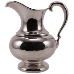 19th Century Mauser Delicate Handcrafted Sterling Silver Jug