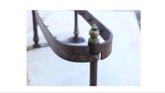 19th Century Meat Holder on Marble Slab