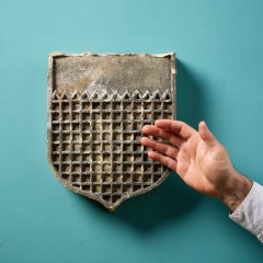 19th Century Medieval Style Terracotta Shield