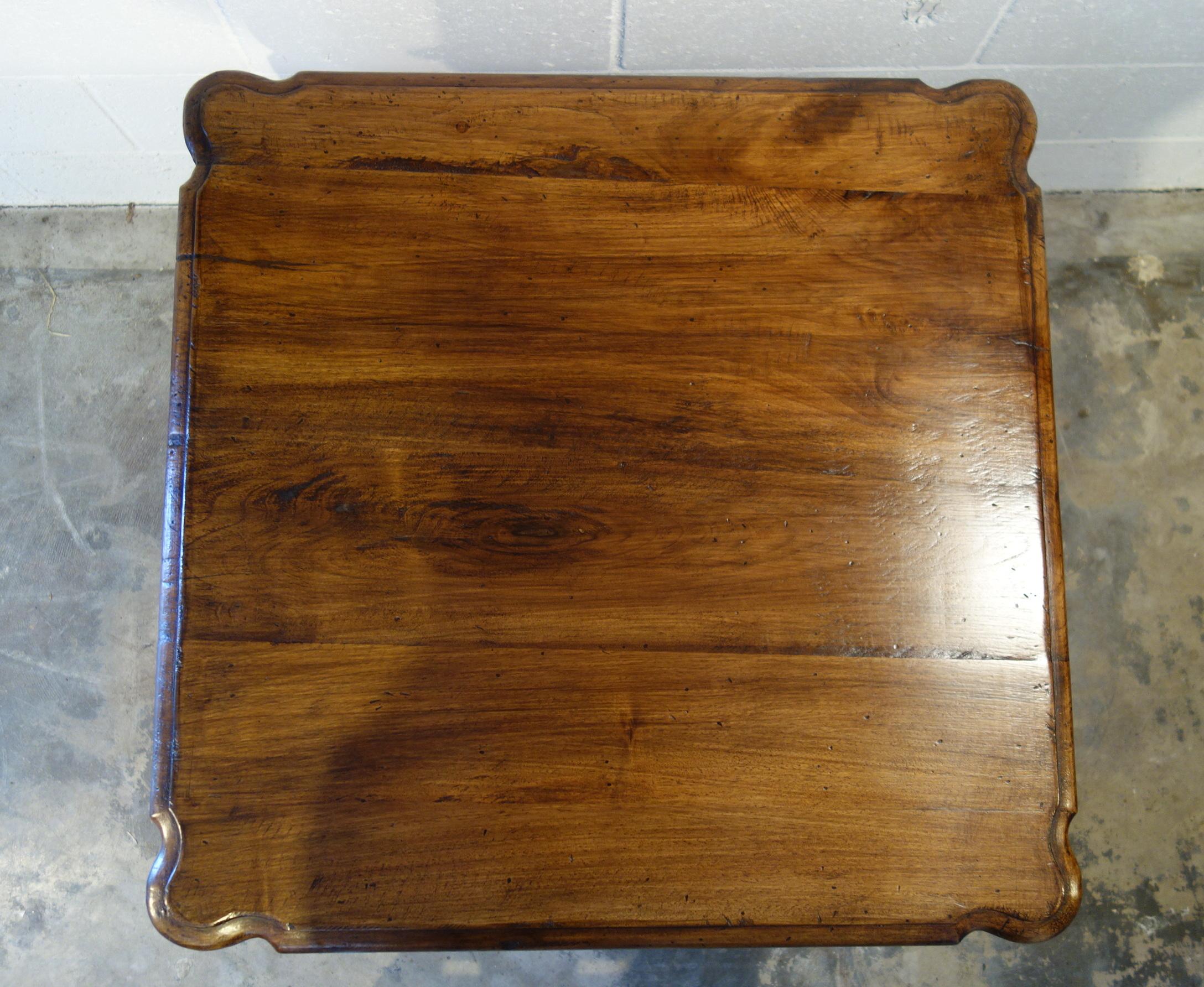 19th C Mediterranean Style PORTOFINO Old Walnut Table Size & Finish Options For Sale 6