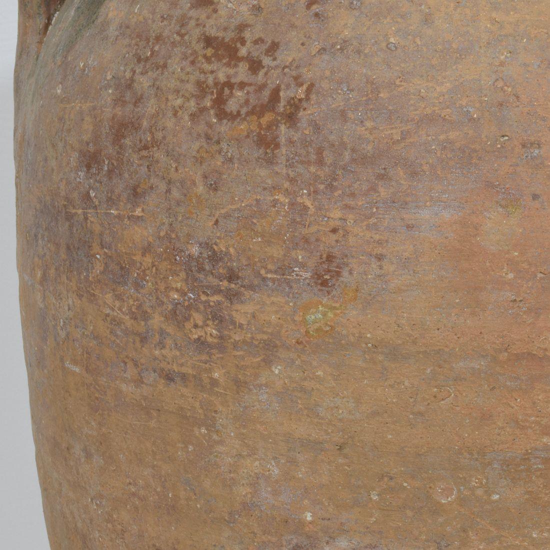 Mediterranes Terrakotta-Olivglas aus dem 19. Jahrhundert im Angebot 4
