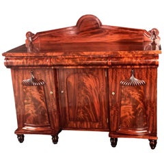 Victorian 19th Century Medium Size Breakfront Sideboard Chiffonier