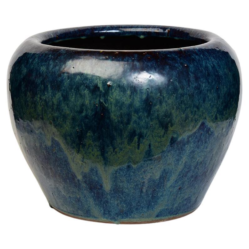Pot en céramique japonaise ancienne Meiji du 19ème siècle