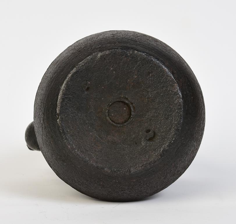 Antike japanische Eisen-Teekanne aus dem 19. Jahrhundert, Meiji, mit Künstlerschild im Angebot 7