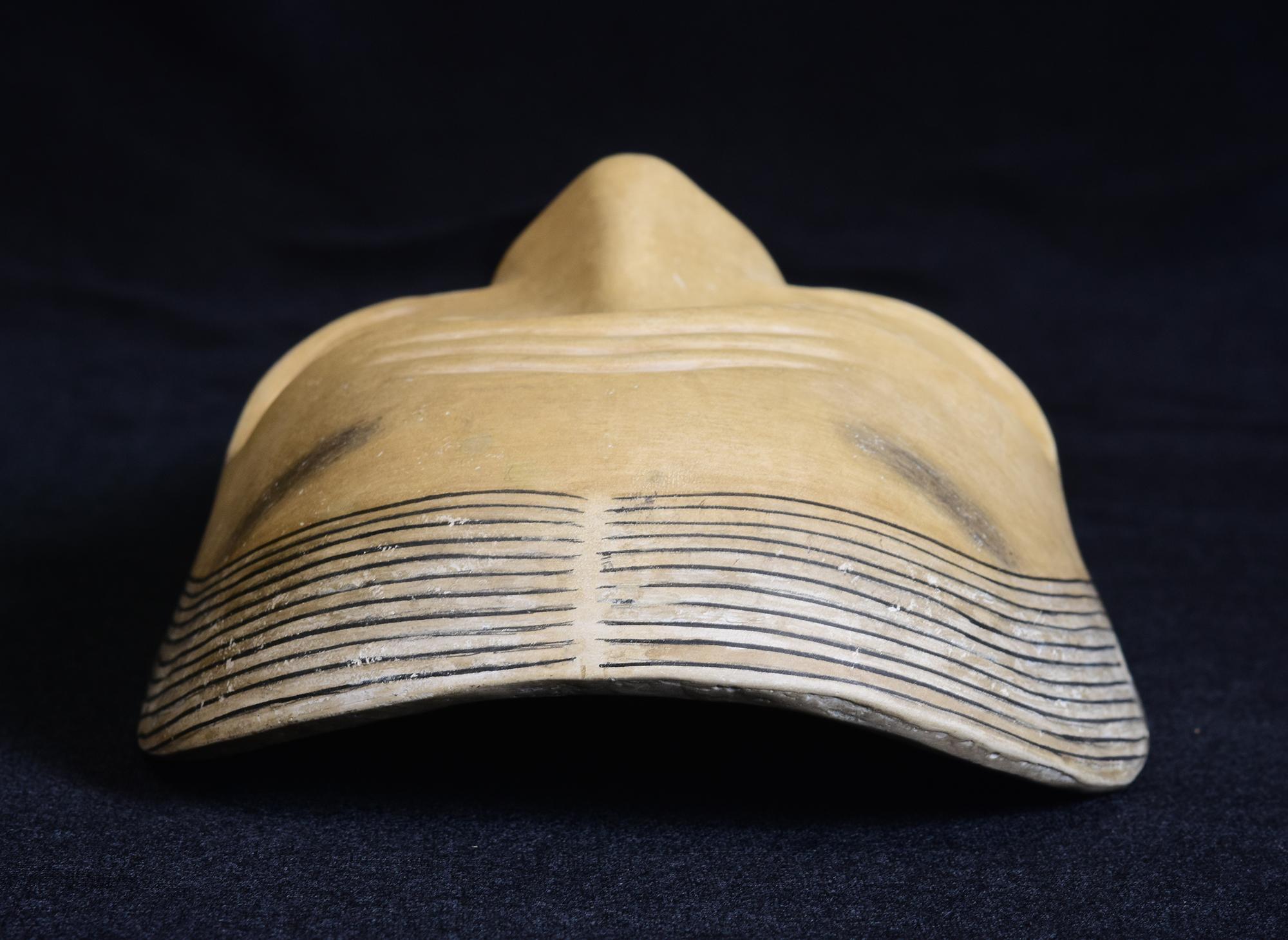 19e siècle, Meiji, Masque de nô japonais ancien en bois en vente 2