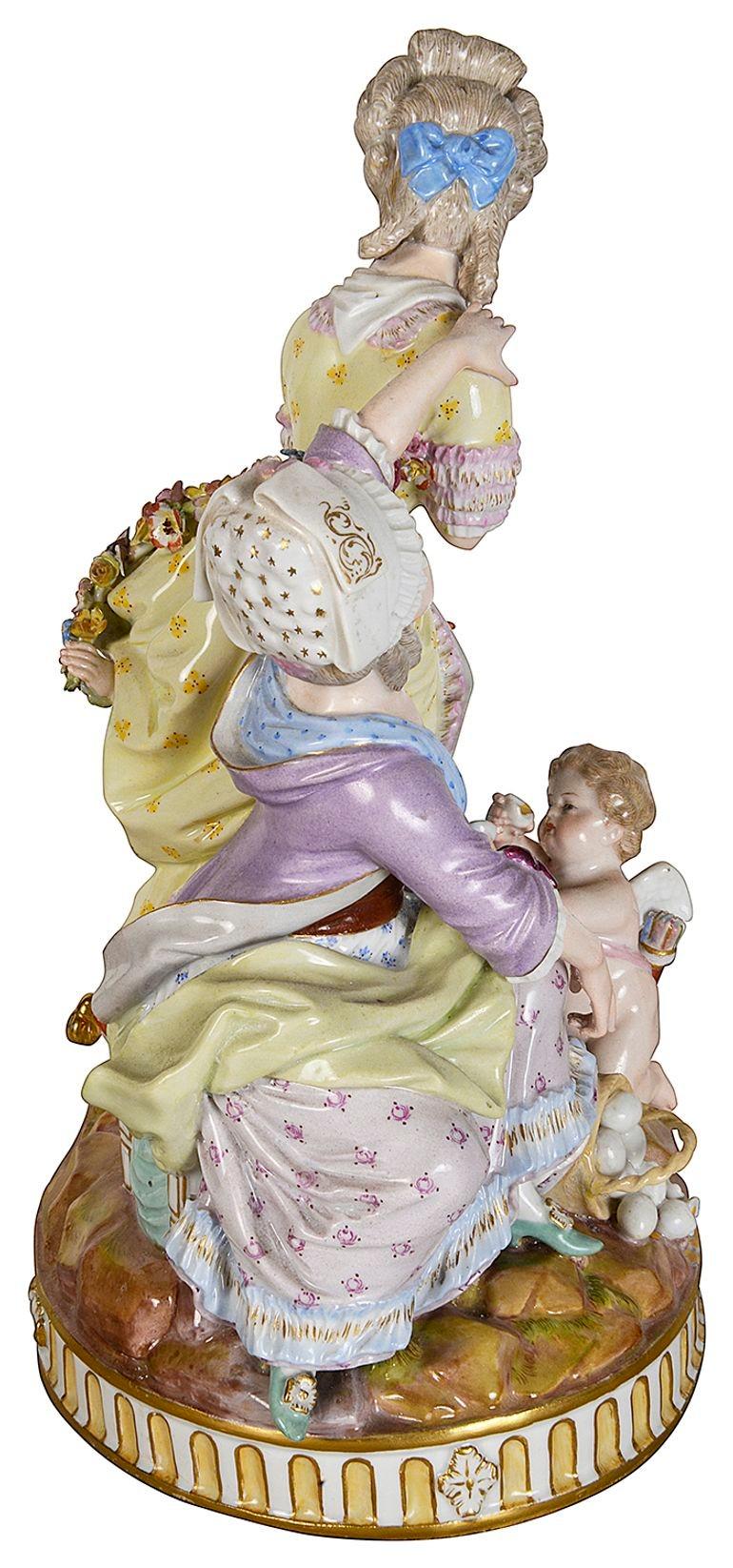 Uova rotte di Meissen del XIX secolo In condizioni buone in vendita a Brighton, Sussex