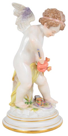 19th Century Meissen Cupid