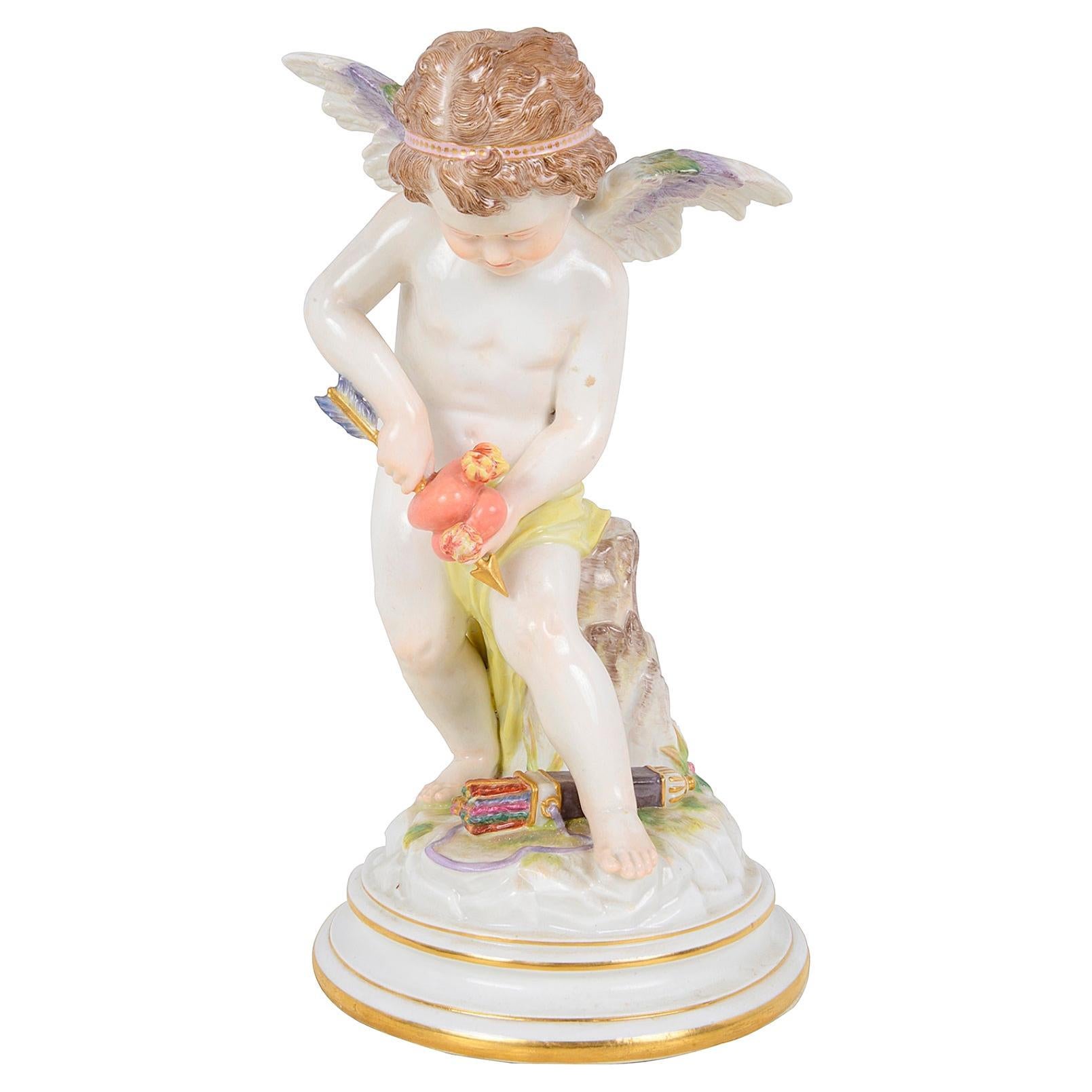 19th Century Meissen Cupid