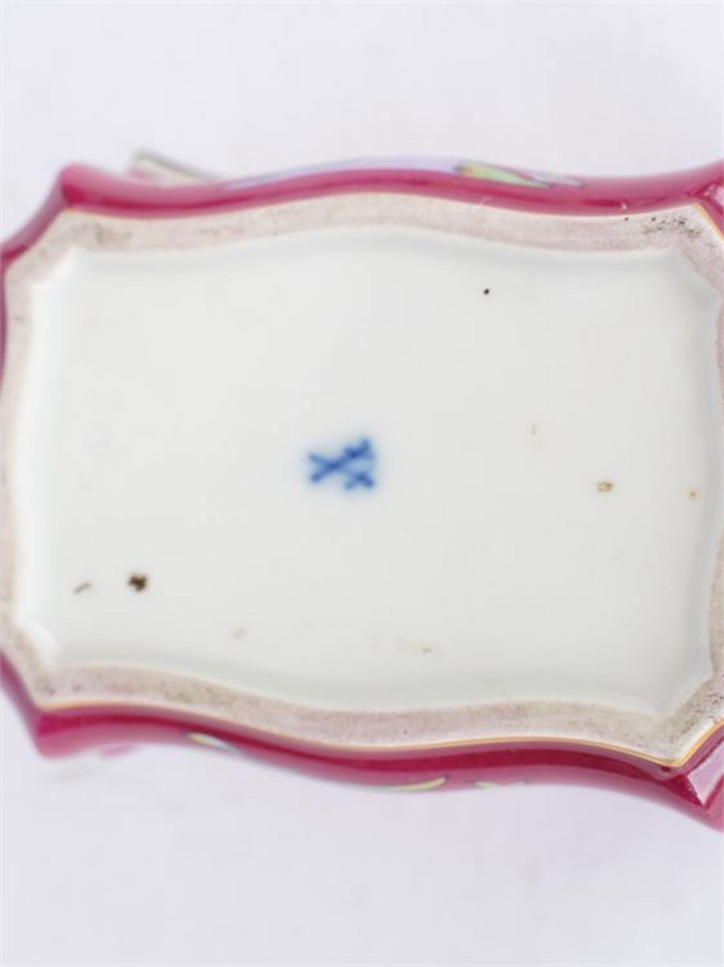 19. Jahrhundert Meissener Kakiemon Pflaumenboden Streichholzschachtel (Handbemalt)